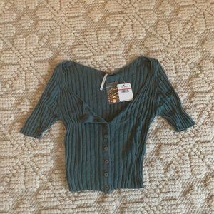 Free People Little Cutie Cardigan Sweater